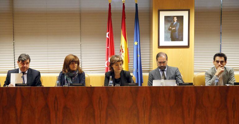 El exconsejero de Arpegio, Miguel Ángel Ruiz durante su comparecencia en la comisión de investigación de la corrupción de la Asamblea de Madrid