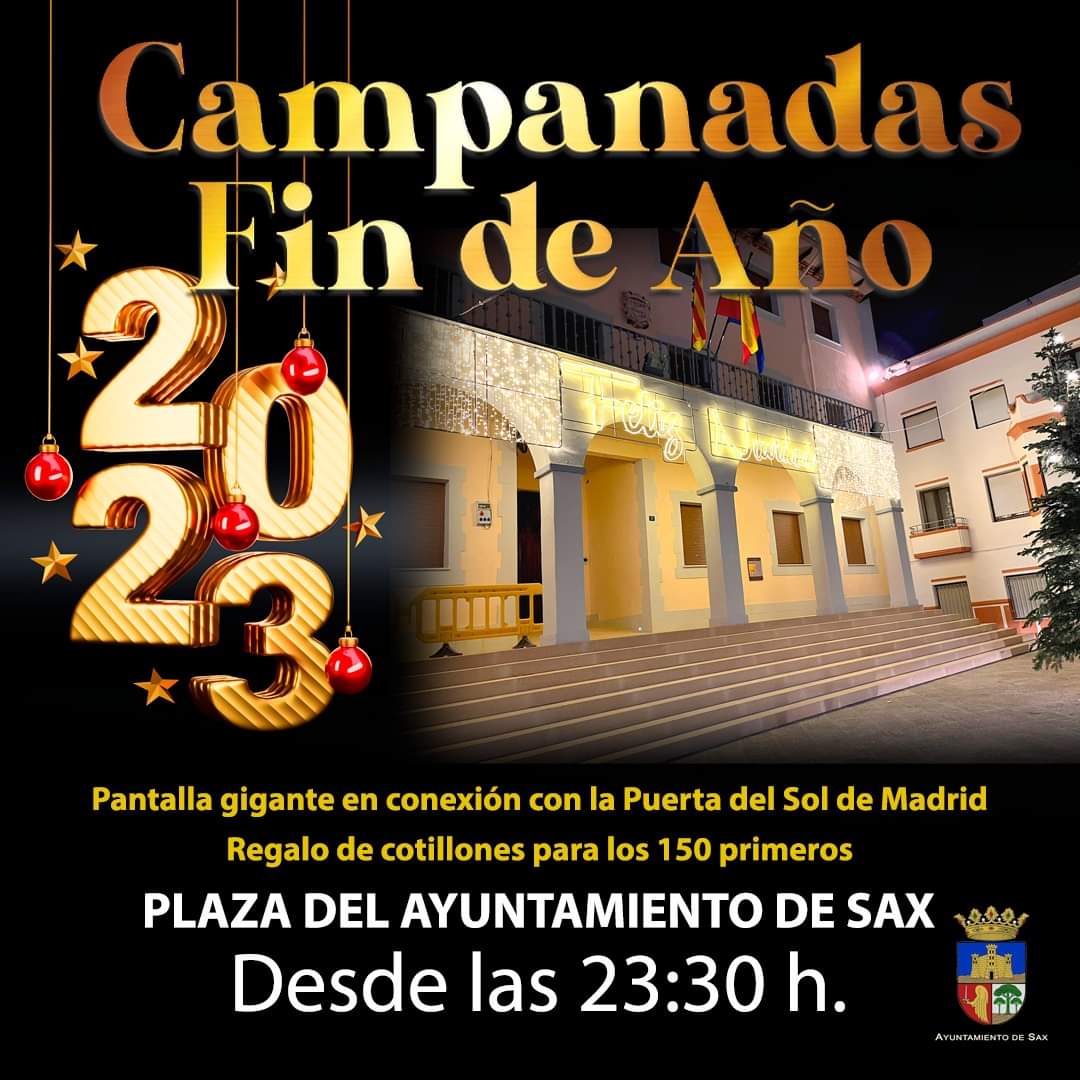 Cartel de la fiesta fin de año