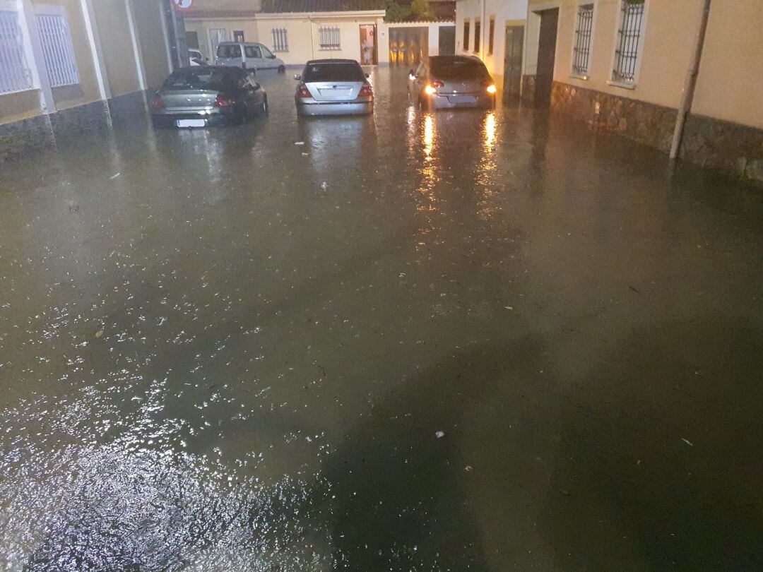 Inundación en el barrio de El Congo
