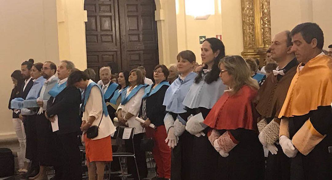 Acto de graduación de los alumnos de la Universidad de Mayores en el campus de Cuenca en junio de 2018.