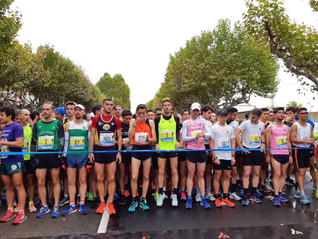 Momento de la salida de la carrera