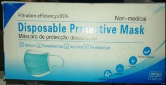 Así son las Disposable Protective Mask.