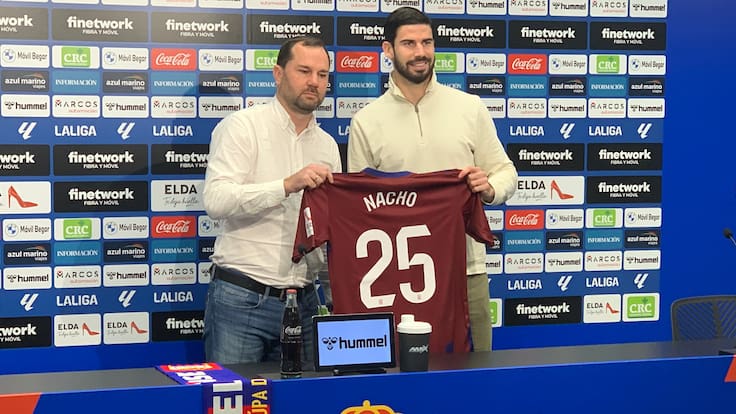 Nacho Monsalve, fichaje del Eldense, en su presentación