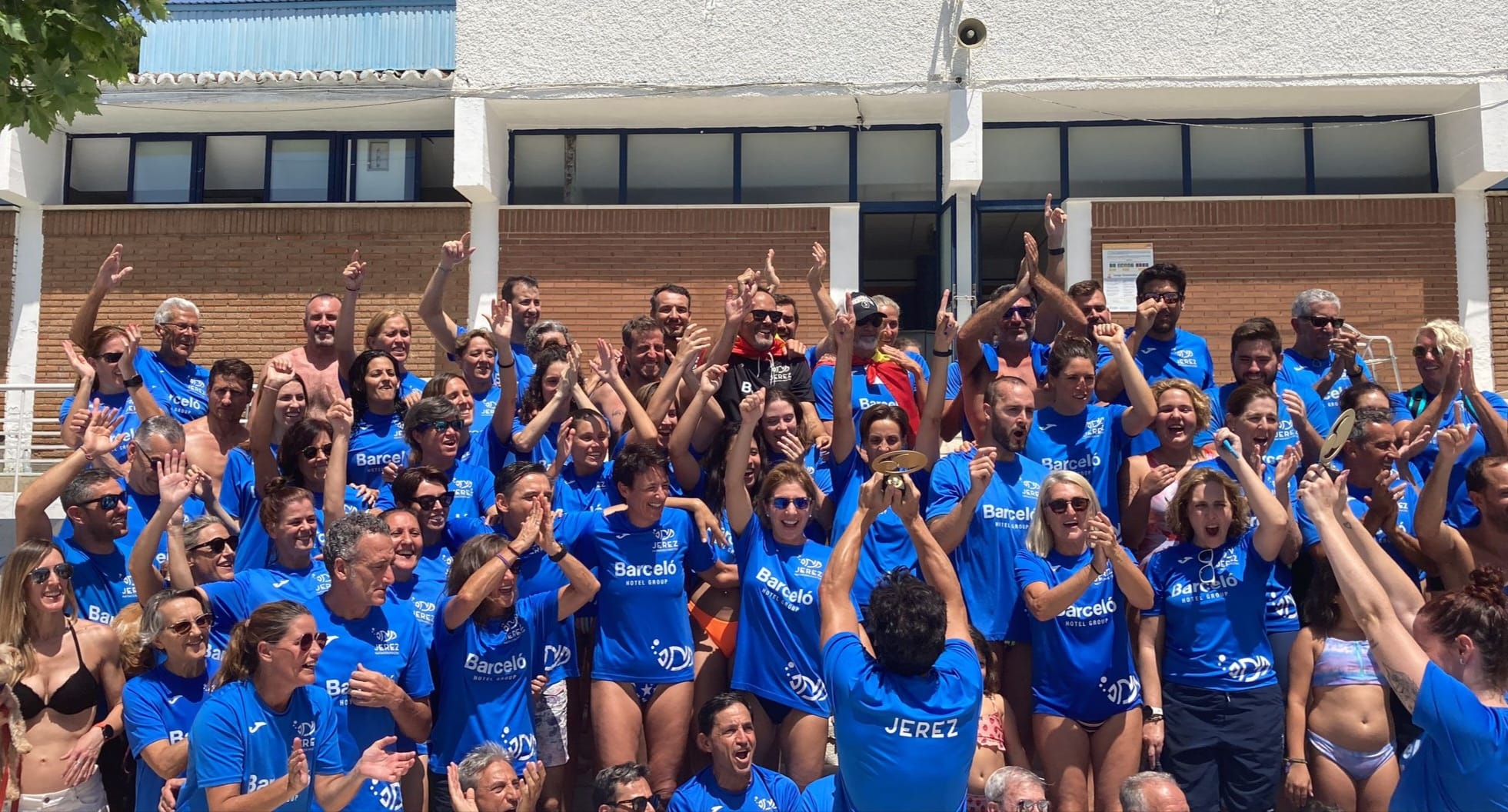 Triplete historico del Jerez Natación Máster