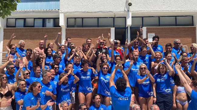 Triplete historico del Jerez Natación Máster