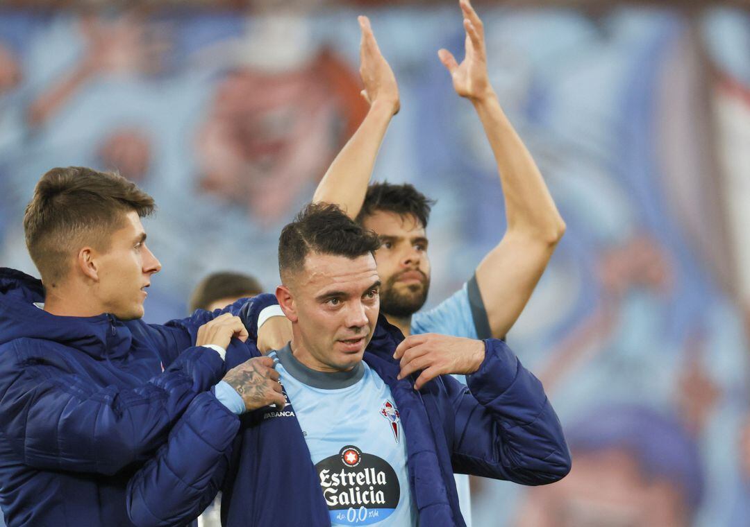 Iago Aspas, Fontán y Araujo en Balaídos