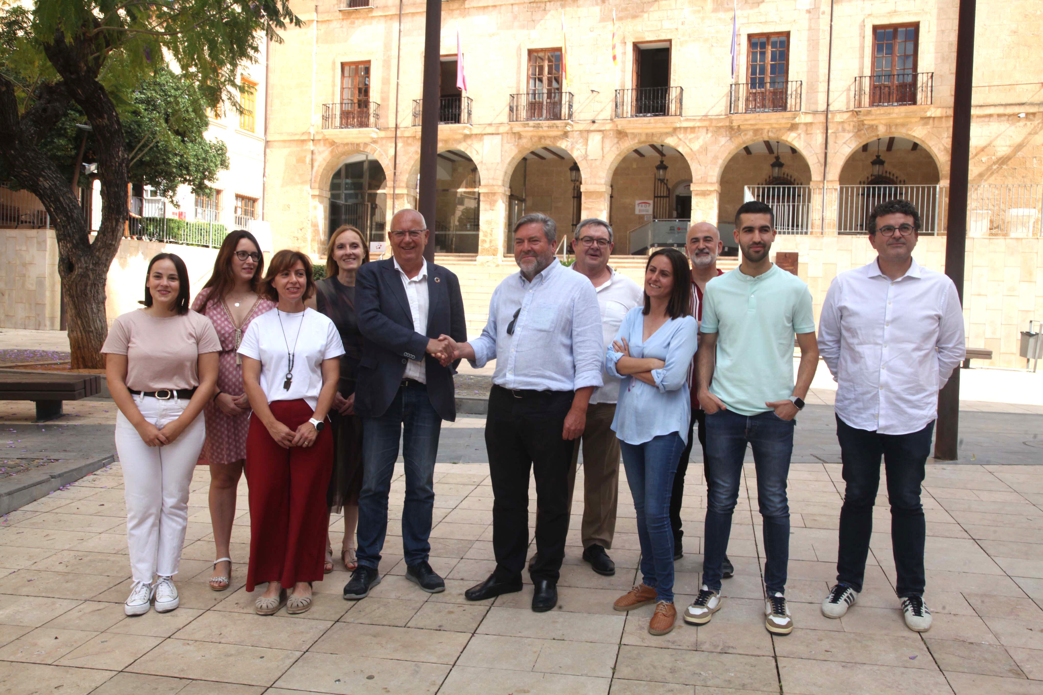 Nuevo equipo de gobierno en Dénia para legislatura 2023-27.