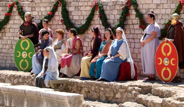 Pla general de la comitiva imperial en els Jocs de Nemea en la cerimònia inaugural de Tarraco Viva.