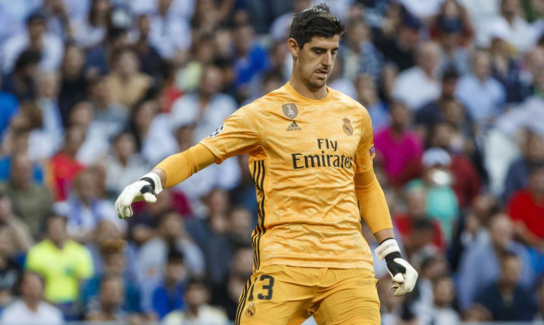 Thibaut Courtois, durante su último partido con el Real Madrid