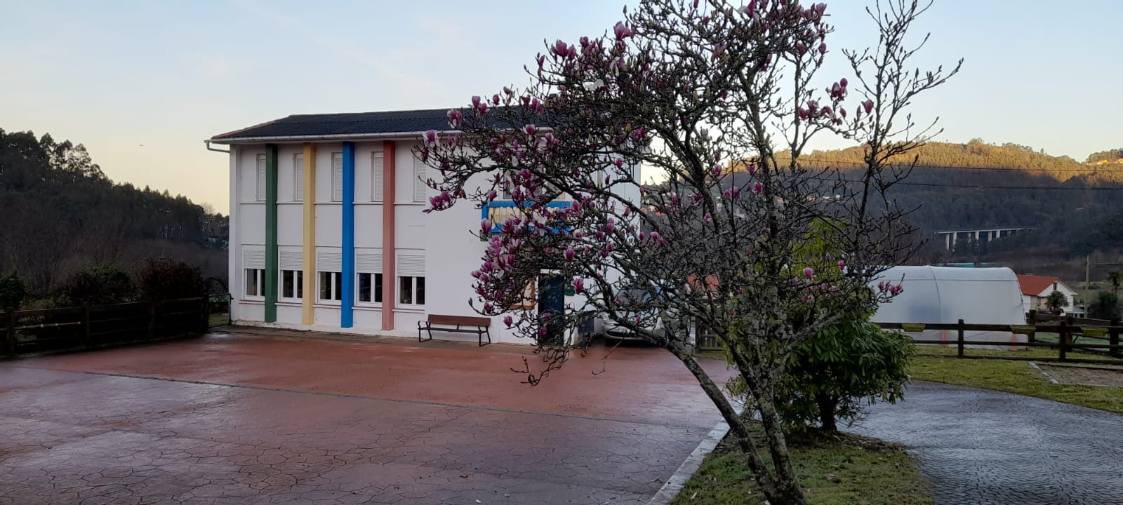 Escuela unitaria de Ombre, en Pontedeume (cedida)