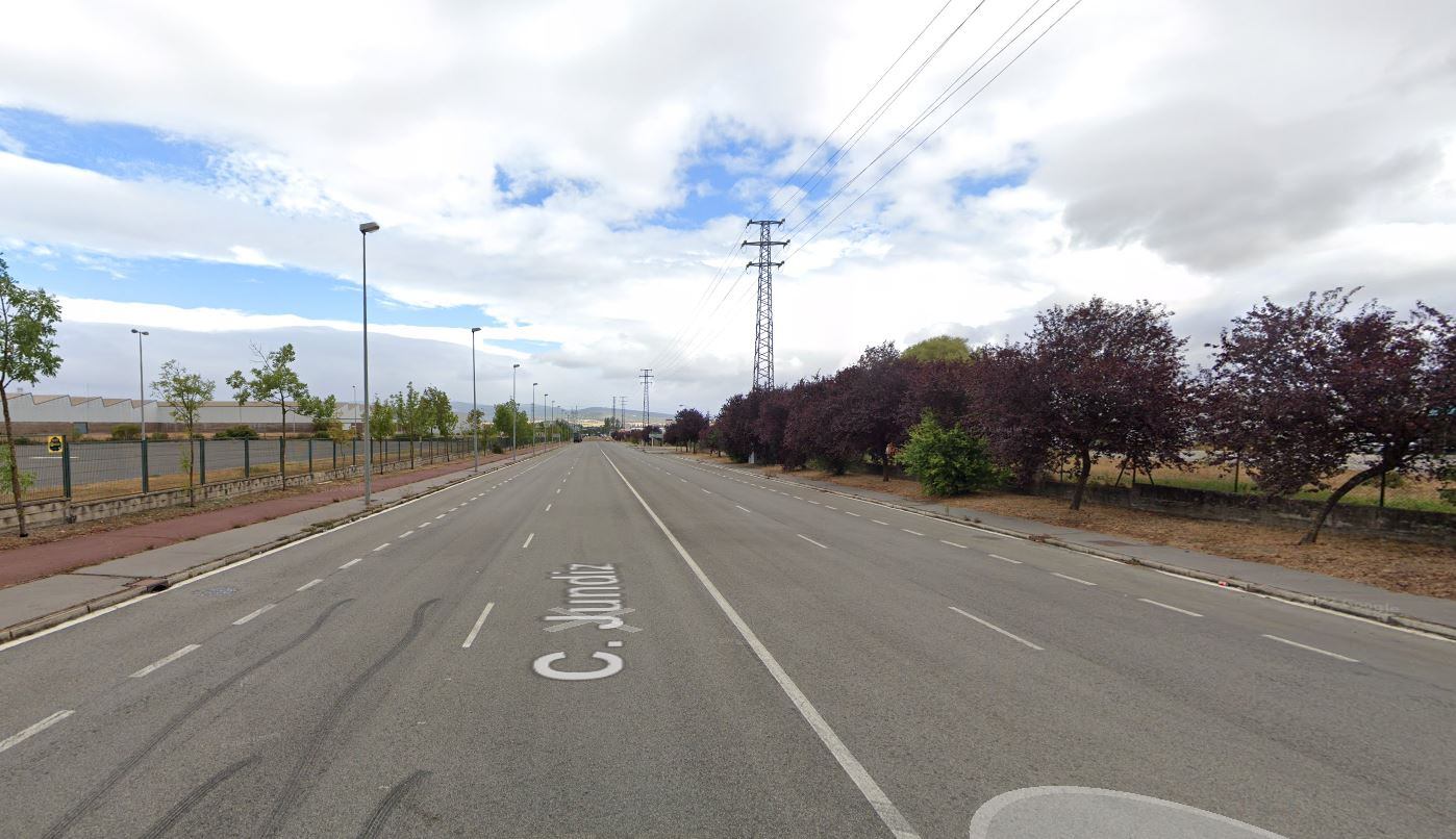 La calle Júndiz en la que se ha producido el accidente mortal