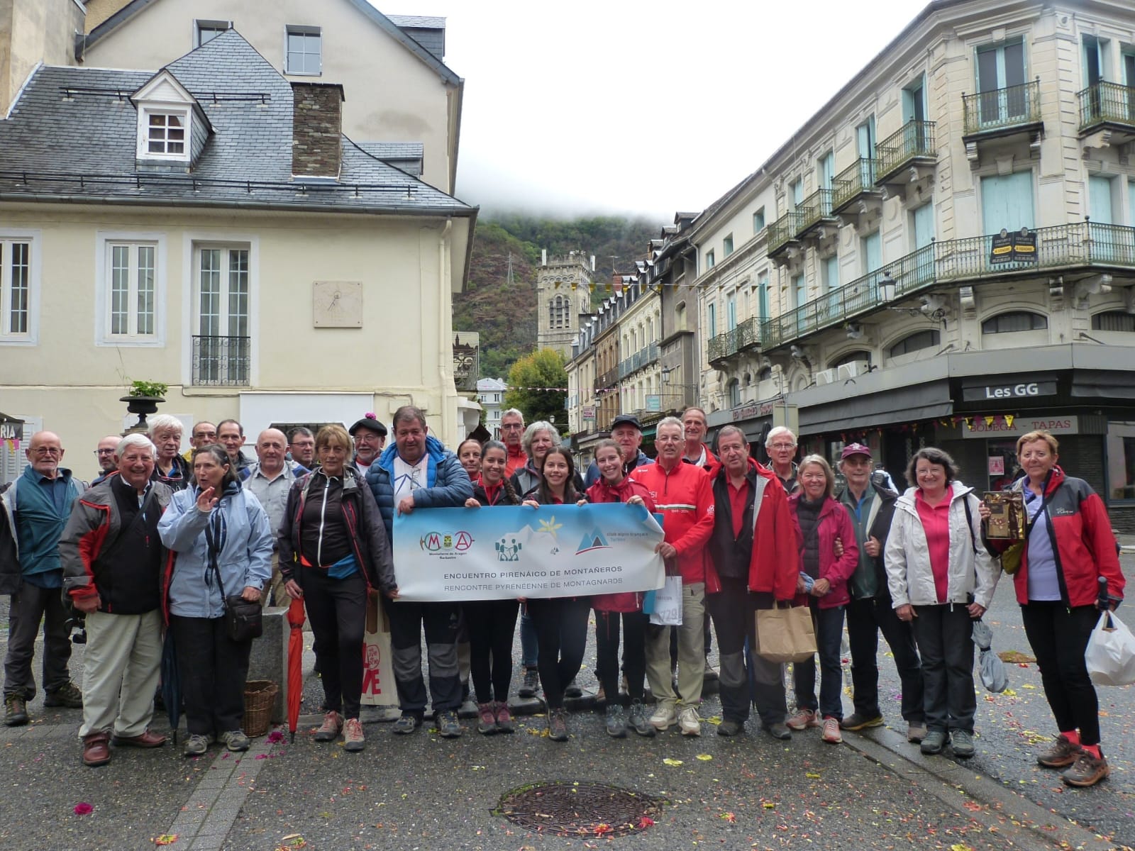 Encuentro del CMAB con el CAF Tarbes, en Luchón. Foto: Pedro Solana.