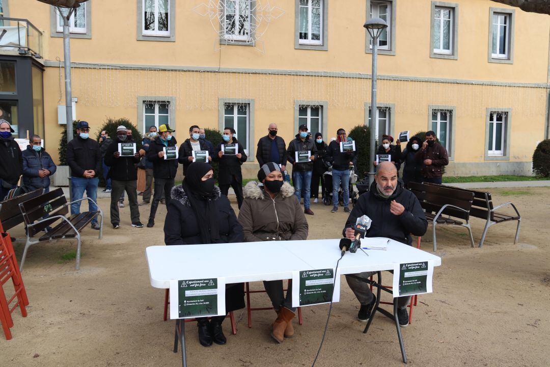 Un moment de la roda de premsa