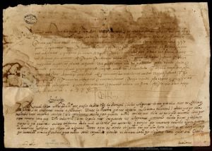 Carta del rey de Portugal a Cristóbal Colón en 1488