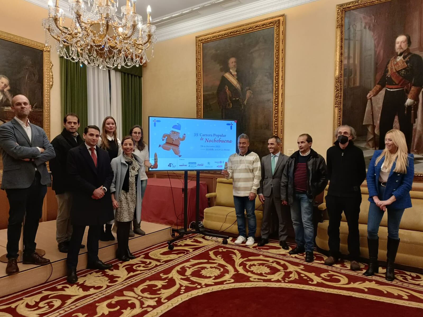 Presentación de la 35ª Carrera Popular de Nochebuena de Gijón.