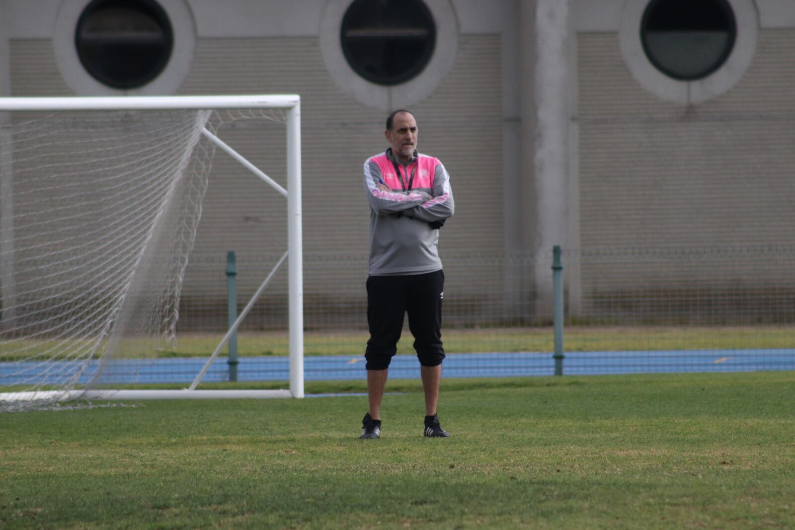 Romerito durante un entrenamiento con el Xerez DFC