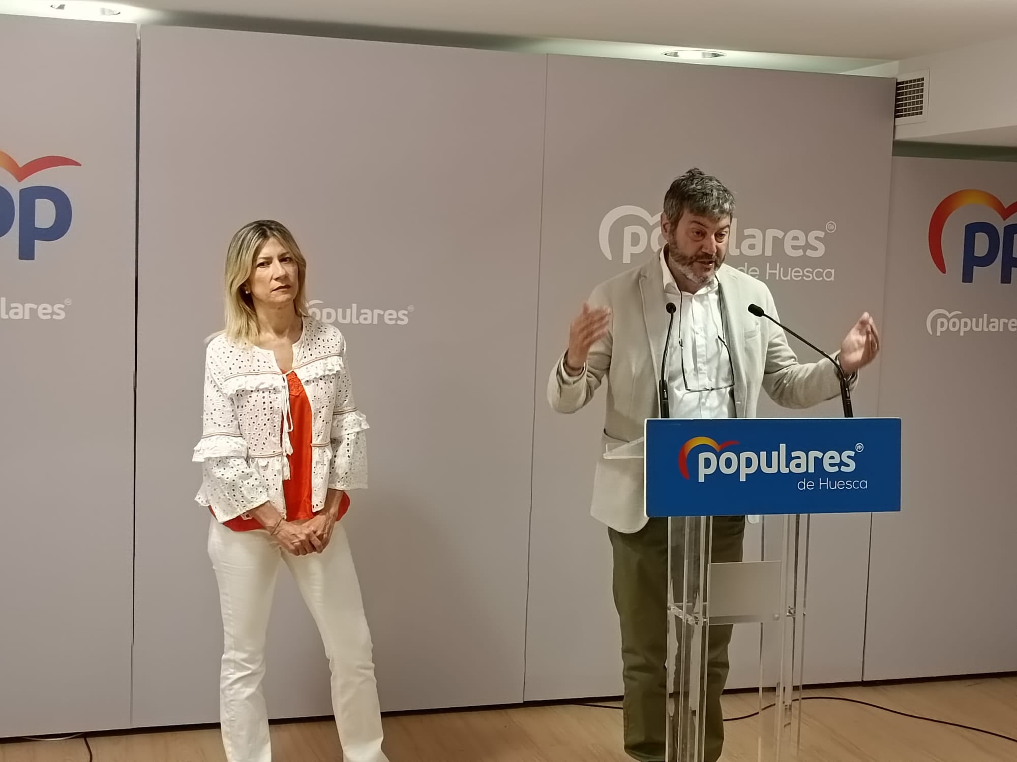 Mar Vaquero y Gerardo Oliván exigían respuestas a la decisión definitiva de la candidatura olímpica