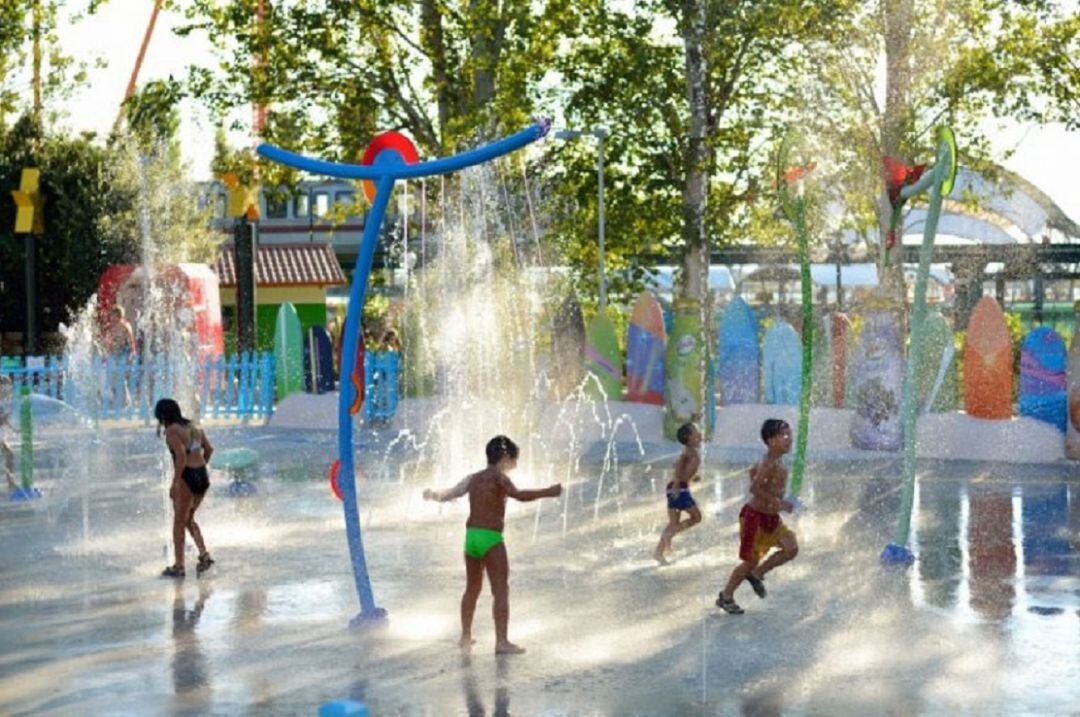 Imagen de un parque de agua.