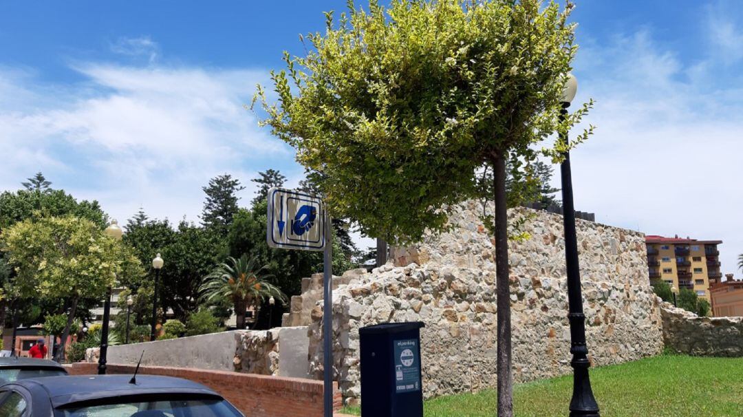 Zona azul en La Línea.