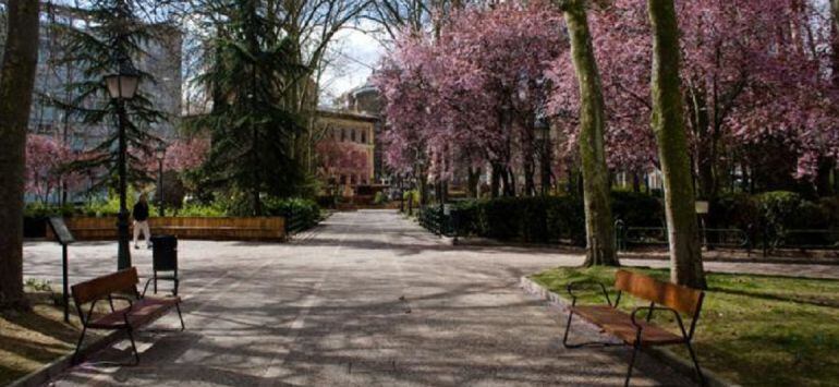 Parque de los Jardinillos en Palencia