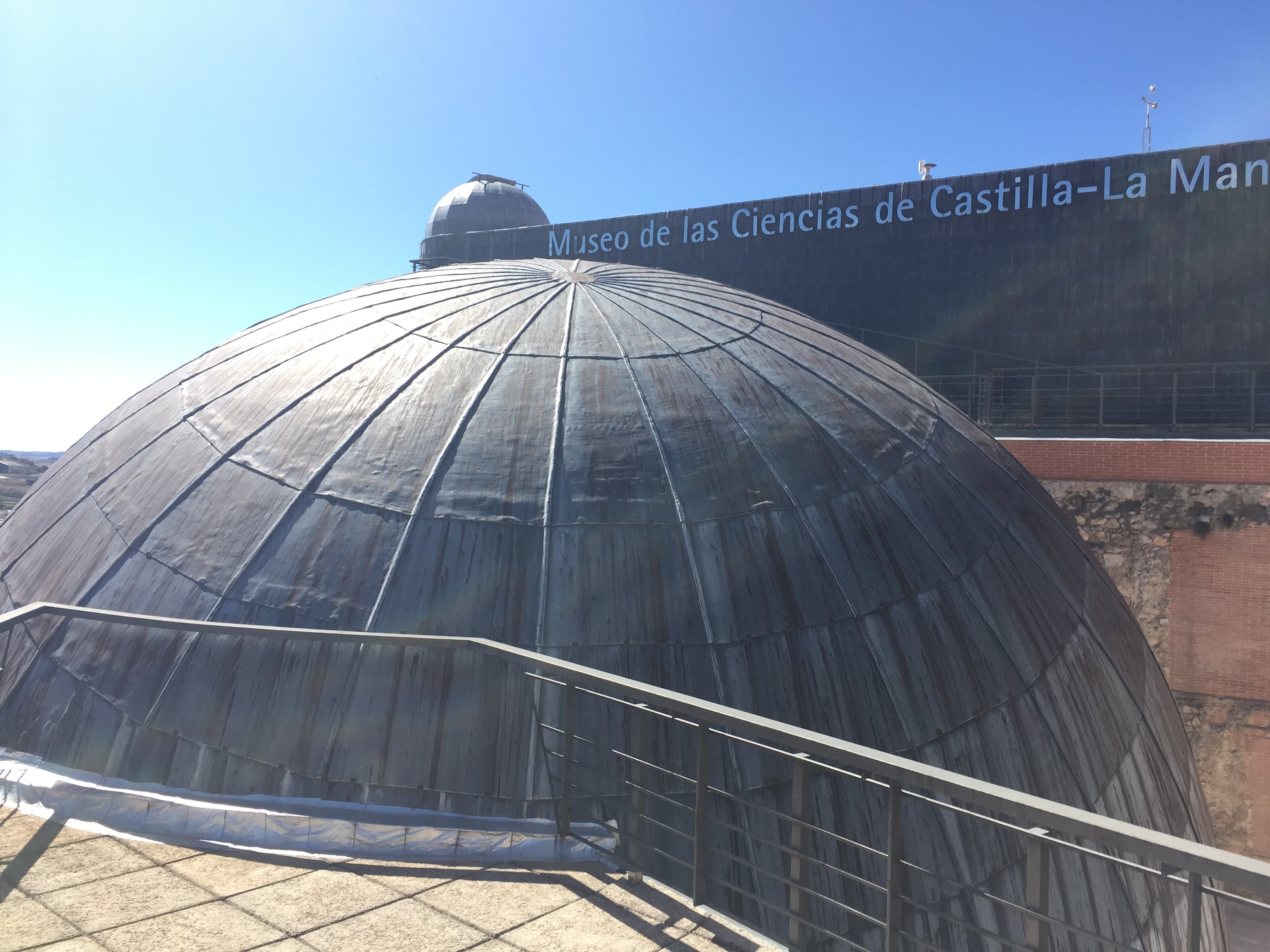 Cúpula del planetario del Museo de las Ciencias de Castilla-La Mancha, en Cuenca