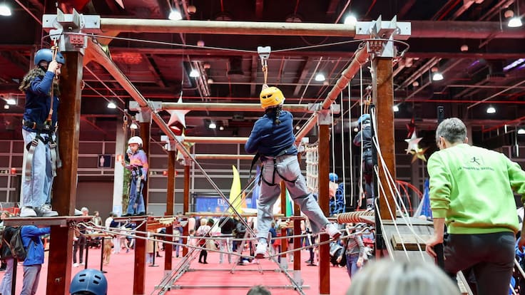 Paco Torres desde Expojove en el día de su inauguración.