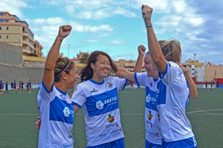 El Granadilla Tenerife celebró su primer triunfo ante el Rayo Vallecano