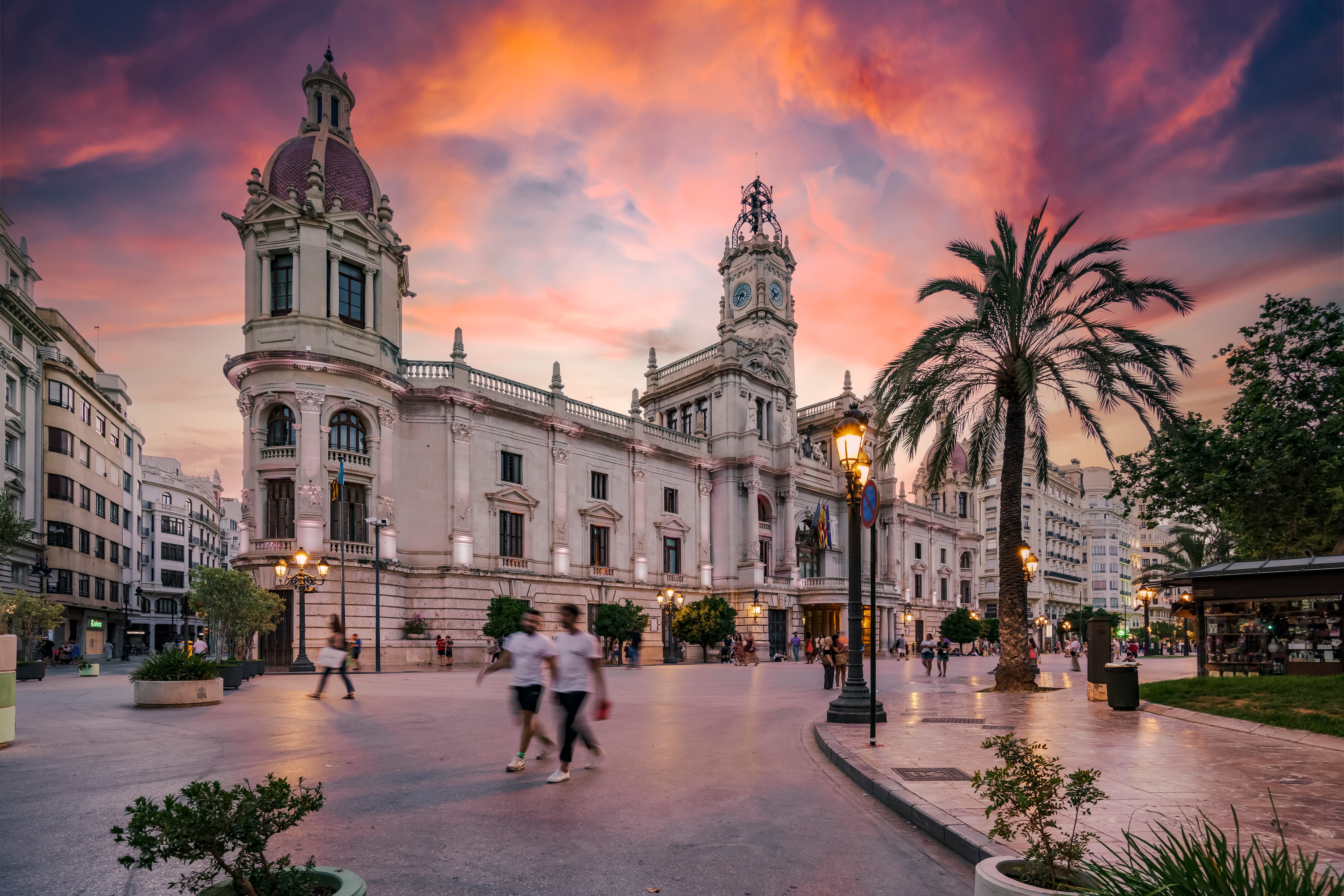 Plaza del Ayuntamiento de València en una imagen de archivo