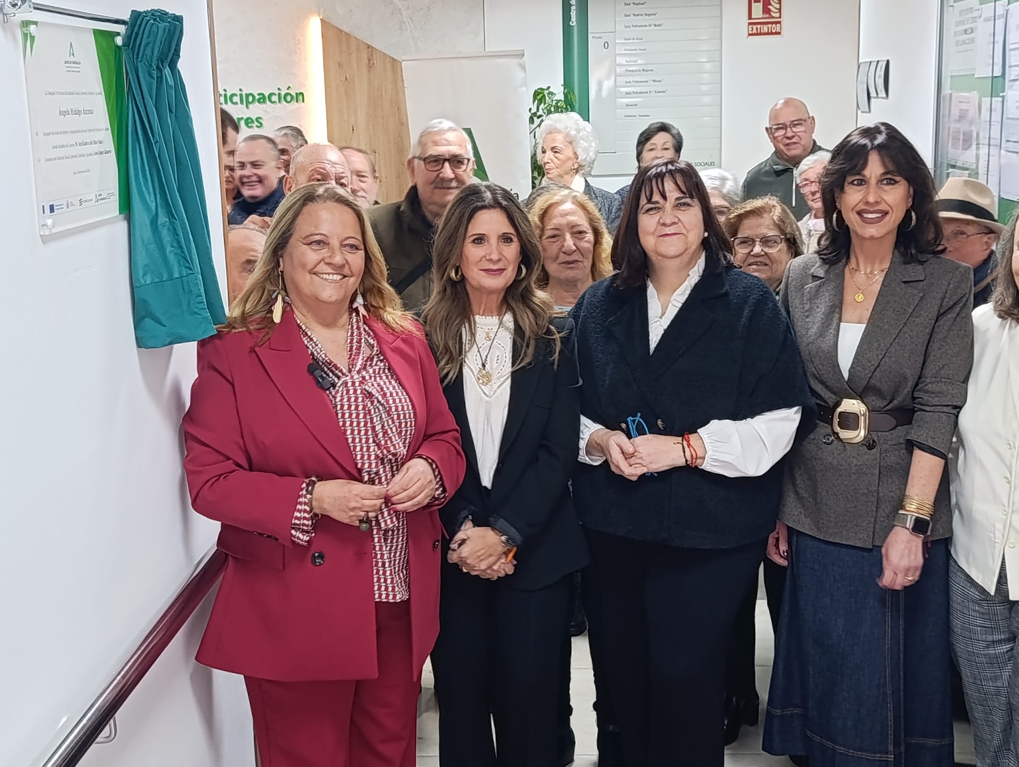 Inauguración de la reforma aplicada al CPA de Linares.