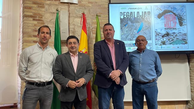 Presentación de la Superfinal de la Copa del Mundo de Parapente que tendrá lugar en Pegalajar