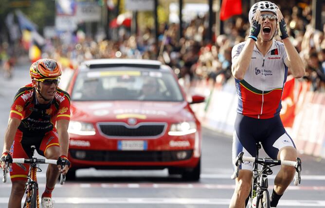 El portugués ha logrado el oro por delante de Rodríguez. El bronce ha sido para Valverde.