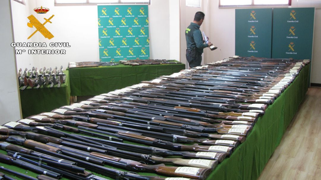 Subasta de armas en Palencia