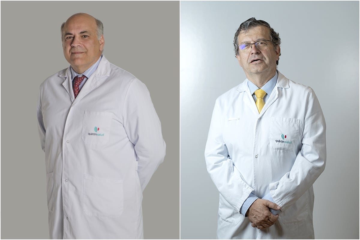 Joseba Rebollo, oncólogo de hospital quirónsalud Torrevieja y Quirónsalud Alicante y Manuel Sureda, especialista en inmunoterapia oncológica Quirónsalud Torrevieja