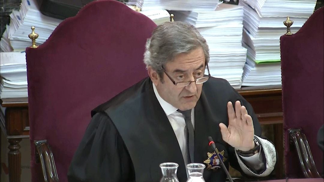 El fiscal Javier Zaragoza durante el juicio