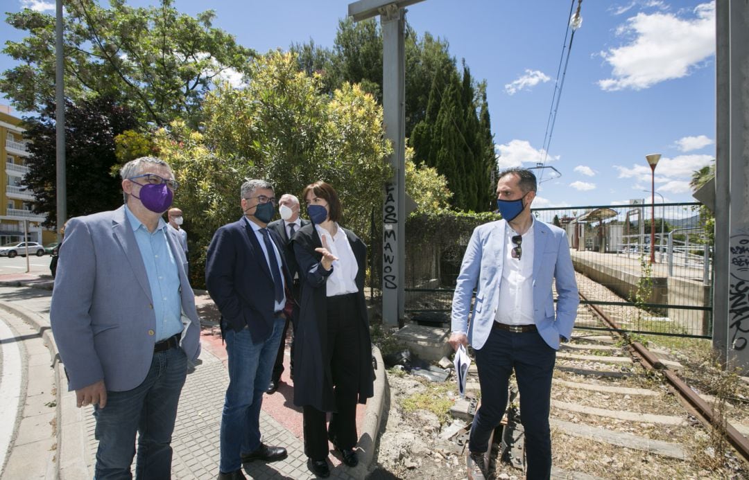 Juan Carlos Fulgencio junto a Diana Morant en Gandia
