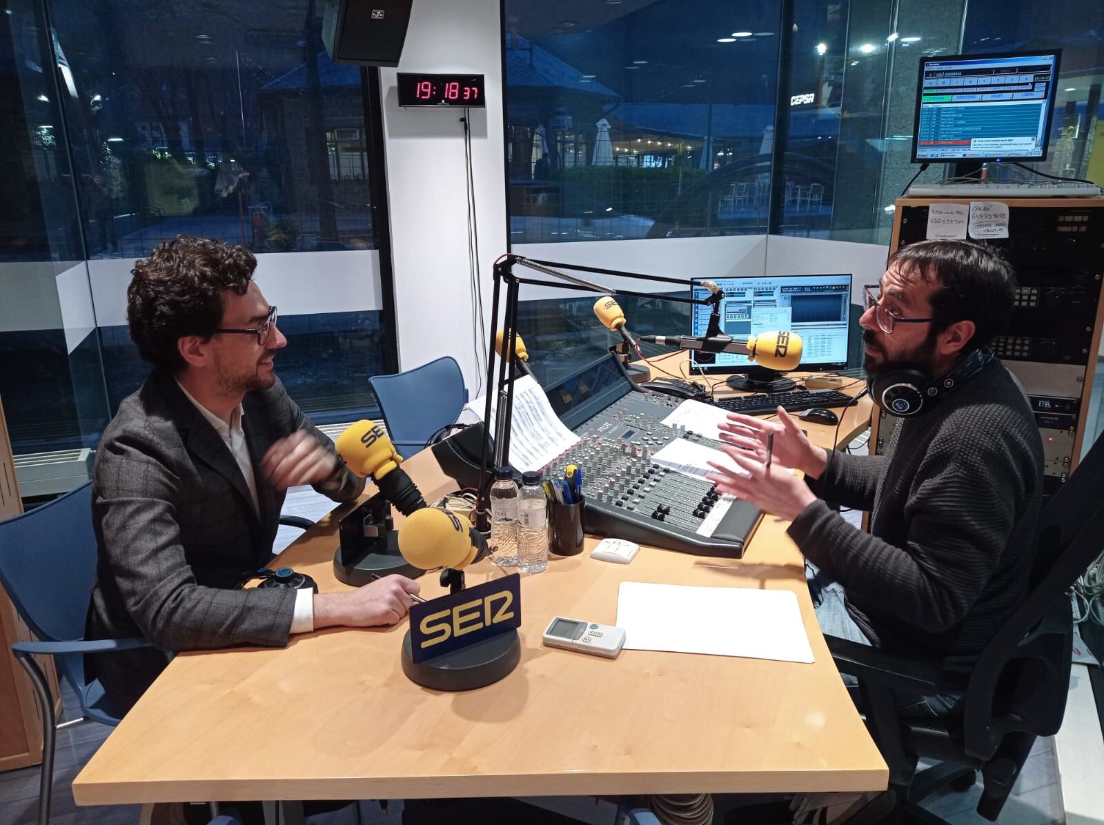 Guillem Casal, a El Balcó de Ràdio Ser Principat d'Andorra.