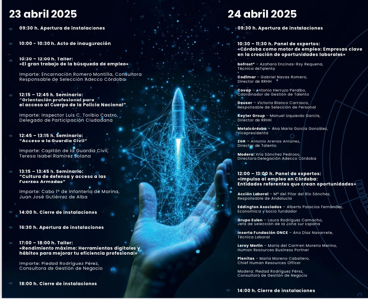 Cartel del Foro de Empleo de la Diputación Provincial de Córdoba