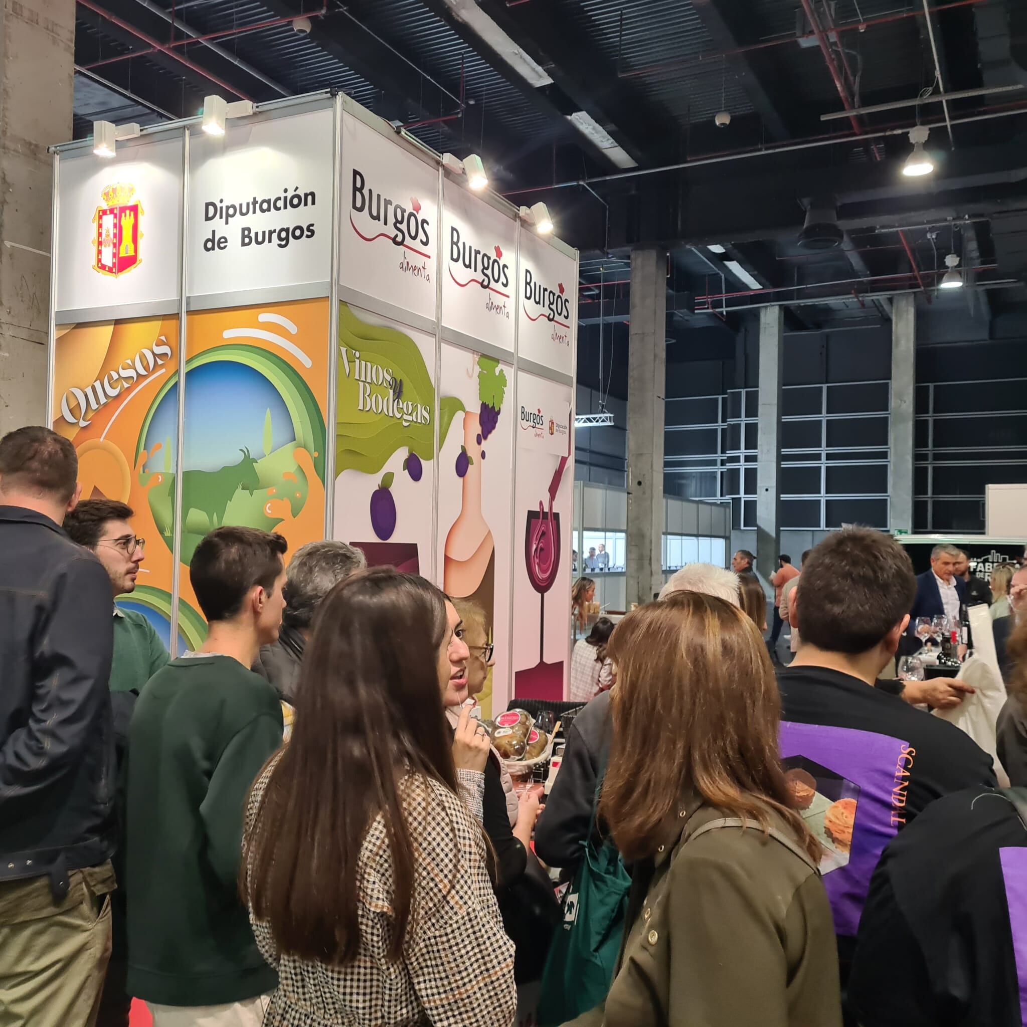 Stand de Burgos Alimenta en la feria Mediterránea Gastronómica