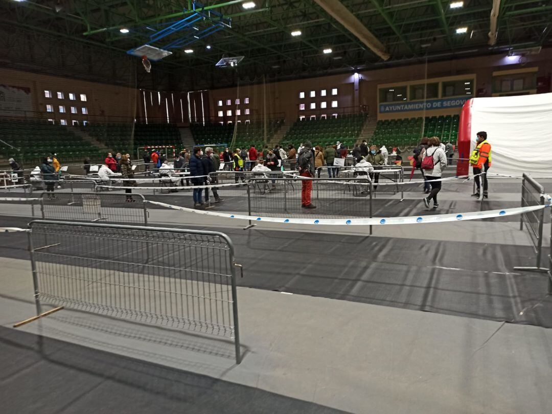 Cribado en el Pabellón Pedro Delgado