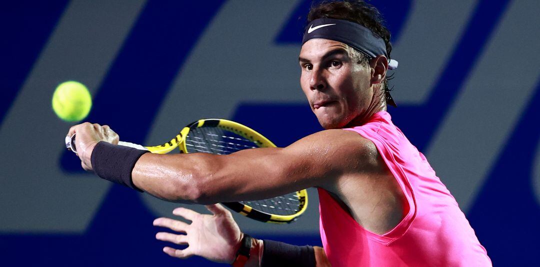 Rafa Nadal, durante el torneo de Acapulco de este año