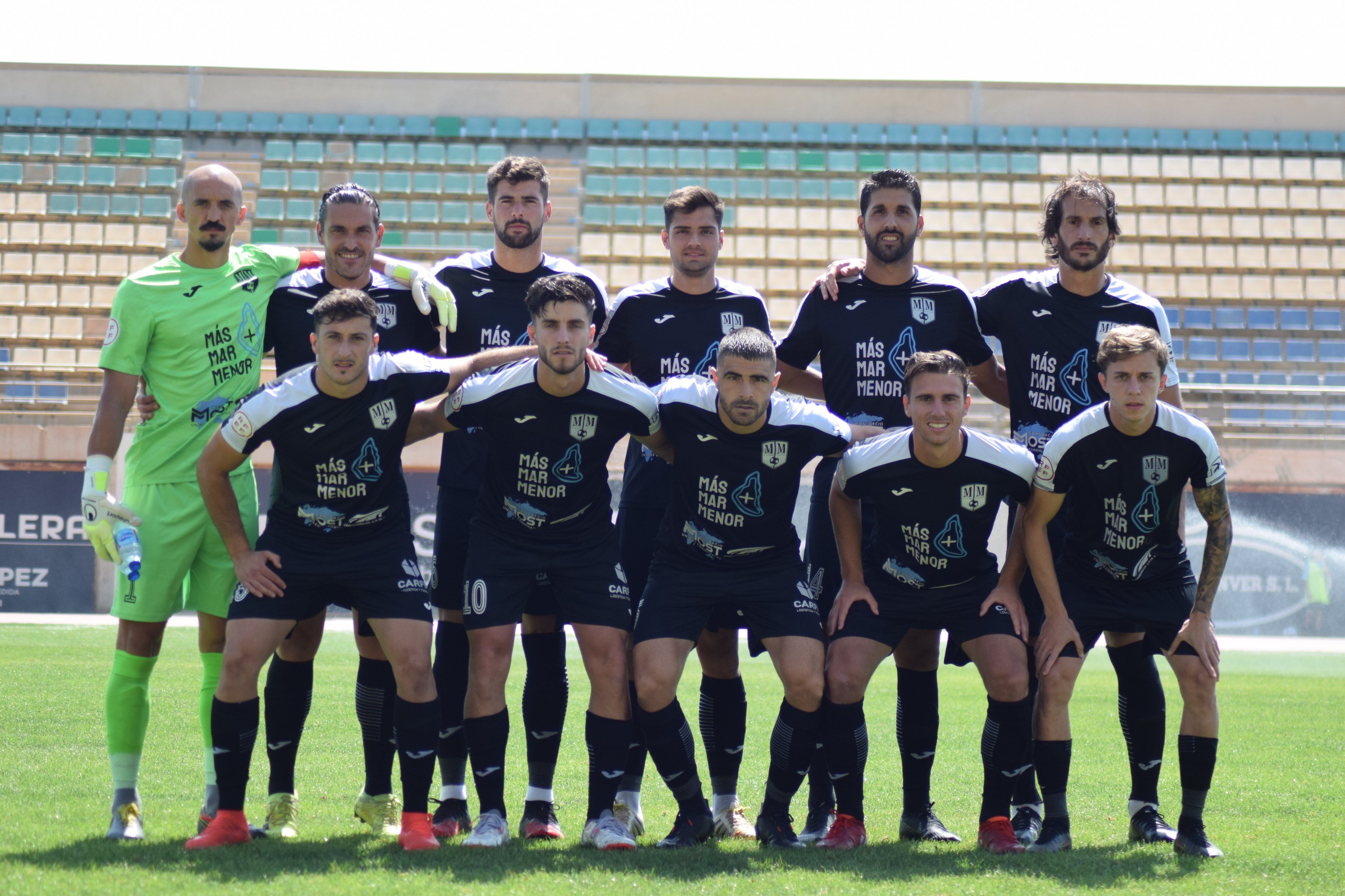 Plantilla del Mar Menor en el partido contra El Ejido