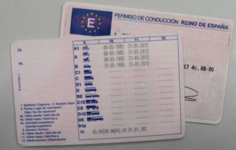 El permiso de conducir ha ido evolucinando con el tiempo en formato, tamaño incluso color