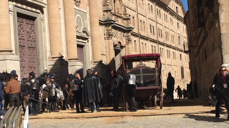 Rodaje de la serie estadounidense Still Star Crossed.