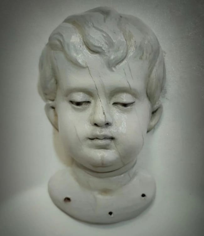 Cabeza de ángel para la Amargura de Jaén.