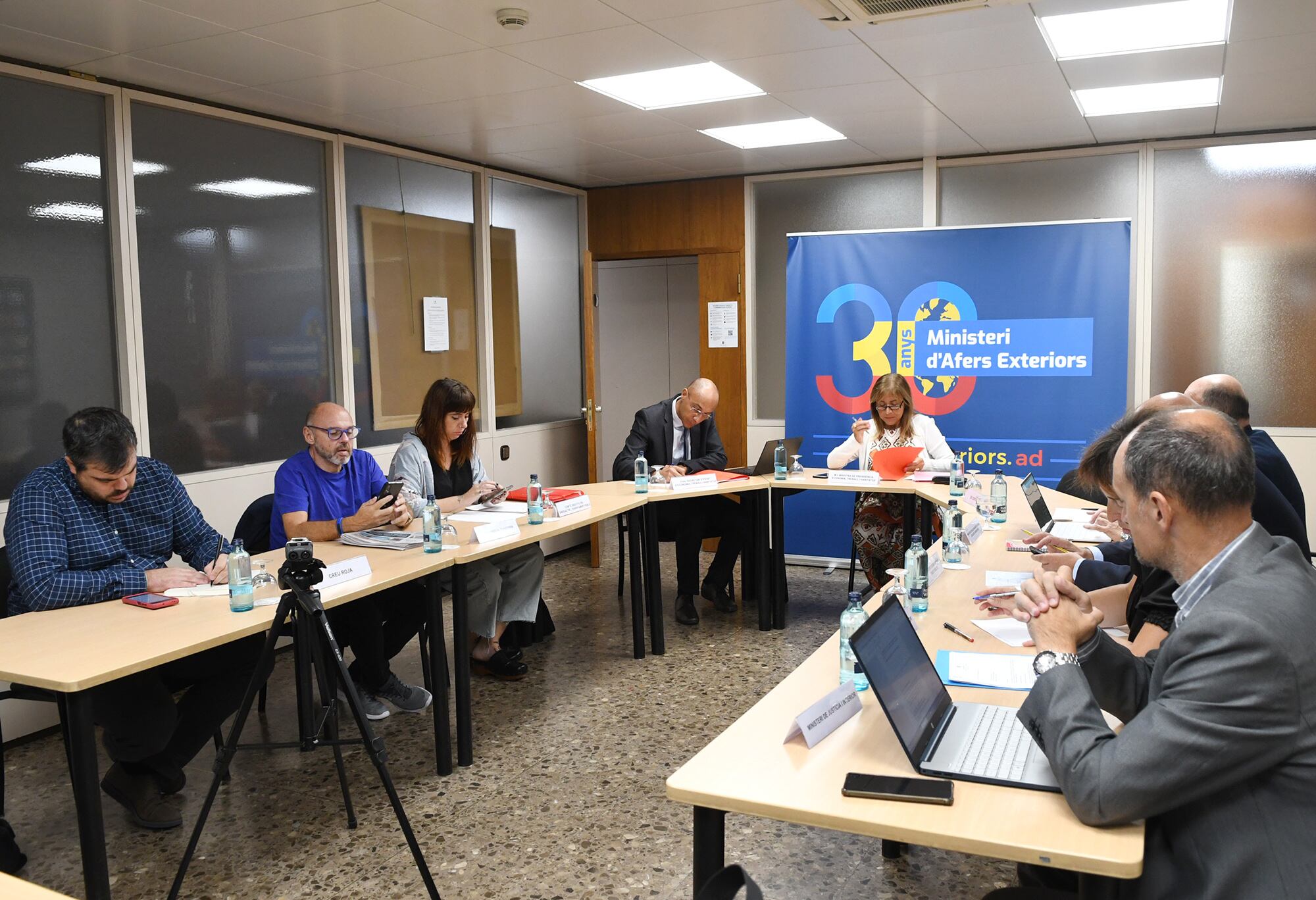 La ministra de Presidència, Economia, Treball i Habitatge, Conxita Marsol, ha presidut una nova trobada del Consell Econòmic i Social