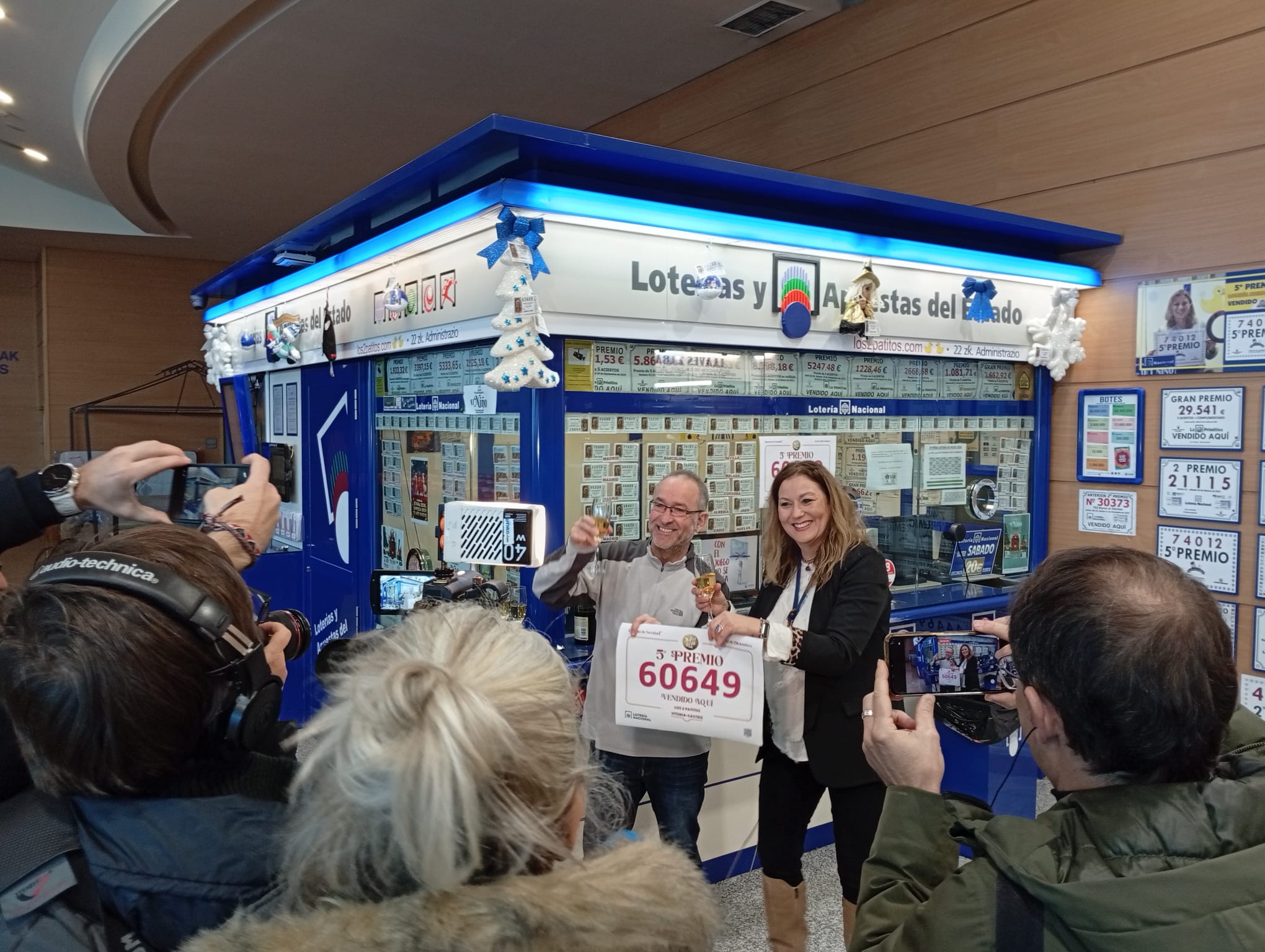 5º premio del sorteo de Lotería Nacional