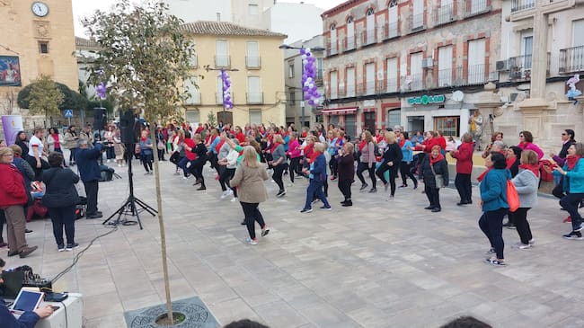Momento del taller dirigido por Rosa M ª Viedma