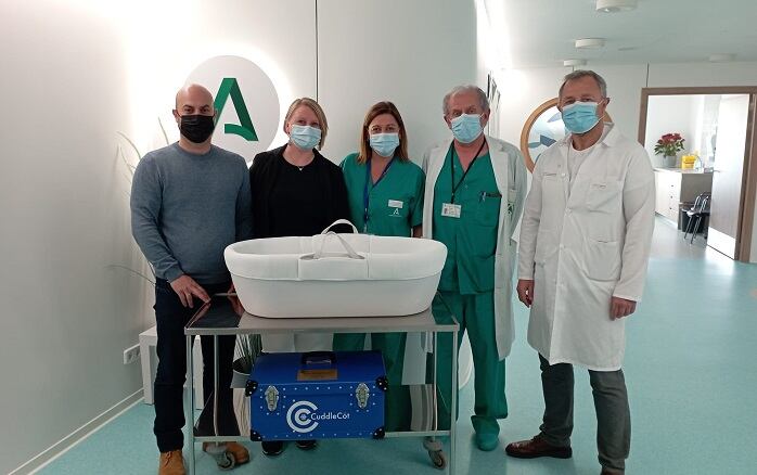 Cuna entregada en el Hospital Punta Europa