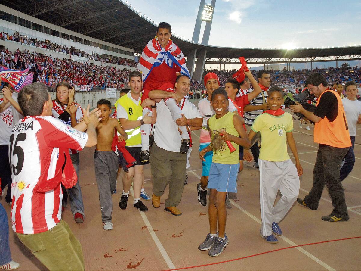 Francisco con la UD Almería