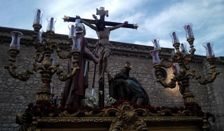 Santísimo Cristo de la Caridad en la Plaza de Santiago